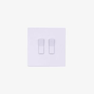 Titanium Silver 3-Gang Soft-Touch Light Switch