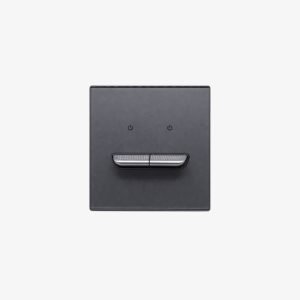 Onyx Matte 2-Gang Soft-Touch Light Switch