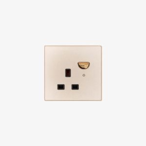 Champagne Series Single UK Socket