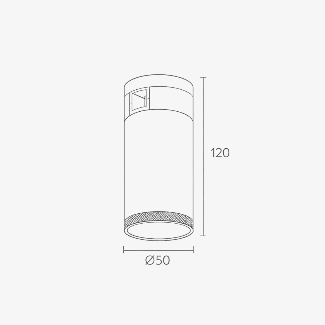 Linea Brass Cylinder - Image 2