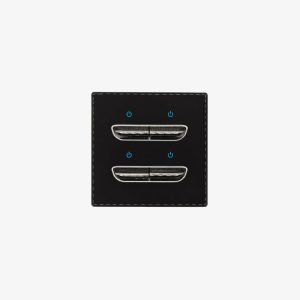 Onyx Matte 4-Gang Soft-Touch Light Switch