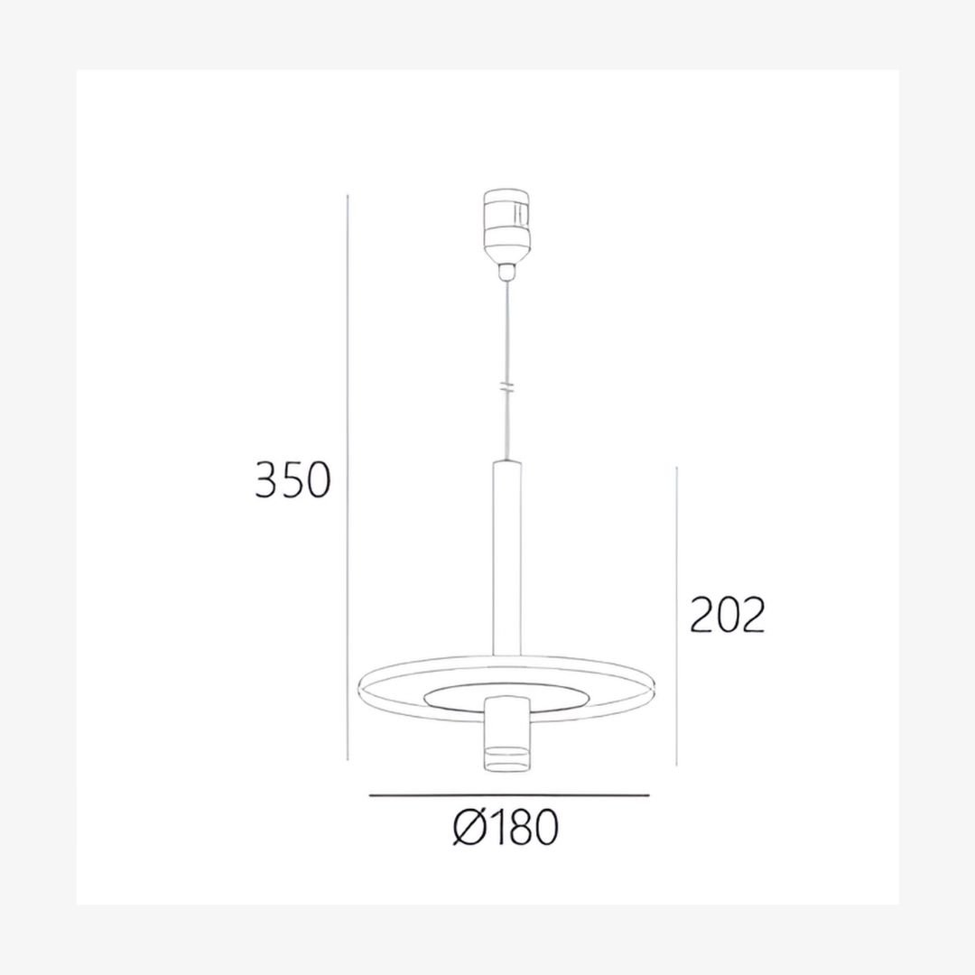 Linea Halo Pendant - Image 2