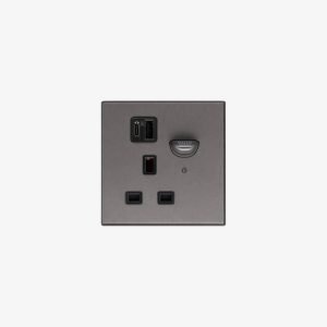 Luna 13A Switched Socket with USB-A & USB-C Ports