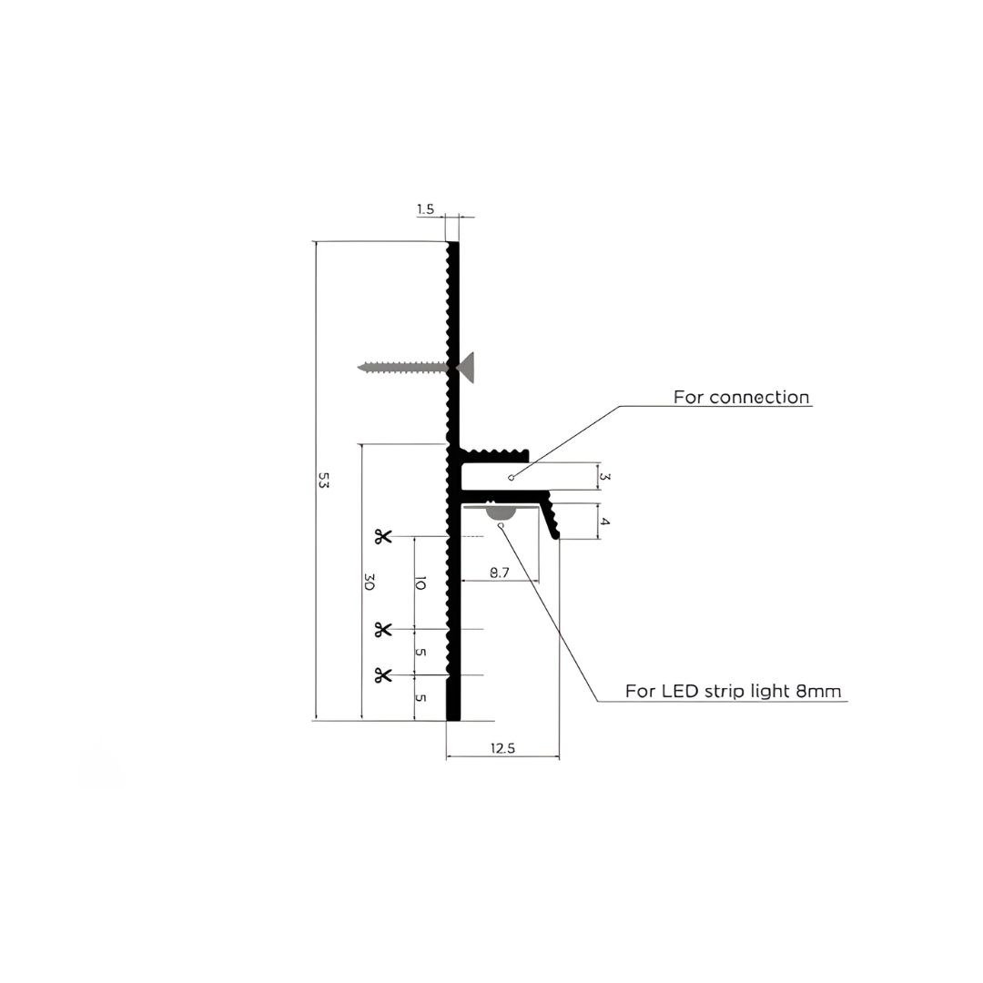 T-Shape Floor Transition Profile - Image 2