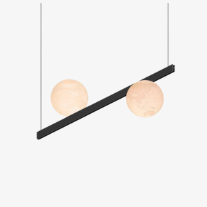 48V Suspended Magnetic Track Marble Globe LED Light