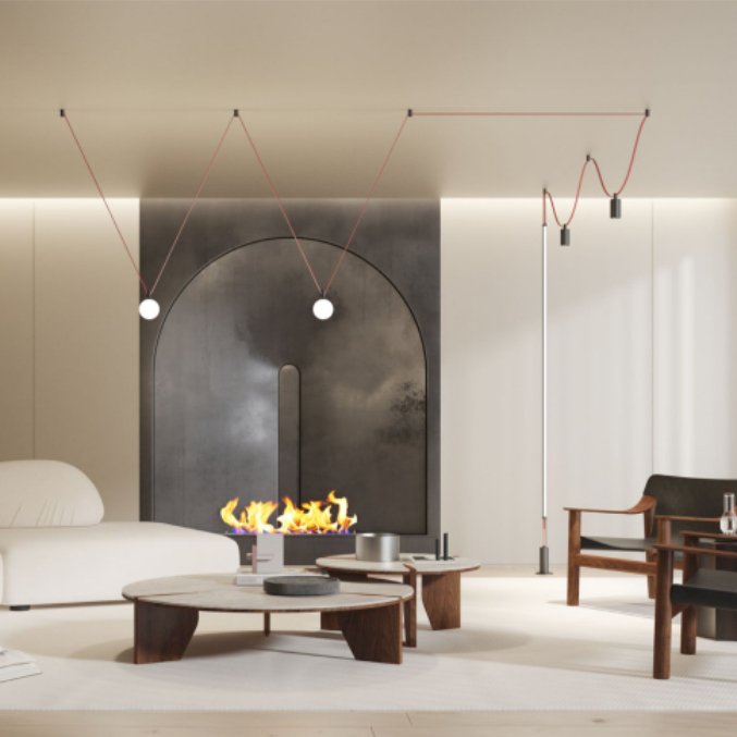 ORIX Flexible Track Cylinder Pendant Light - Image 2