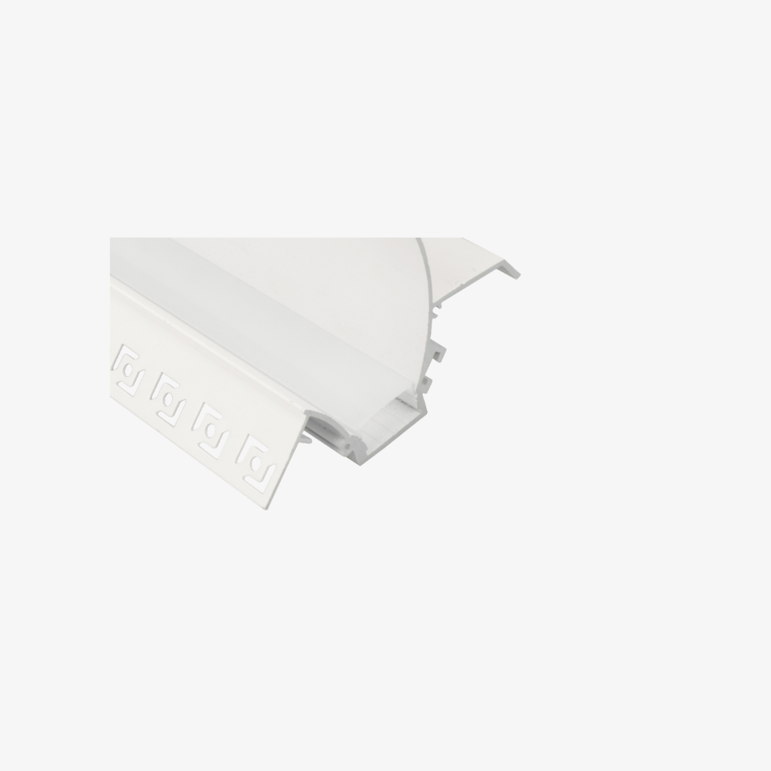 Linea Curved Plaster-In Aluminium Profile