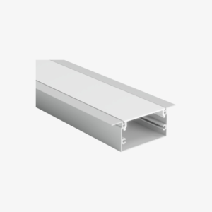 Linea Wide Recessed LED Aluminium Profile – 2m