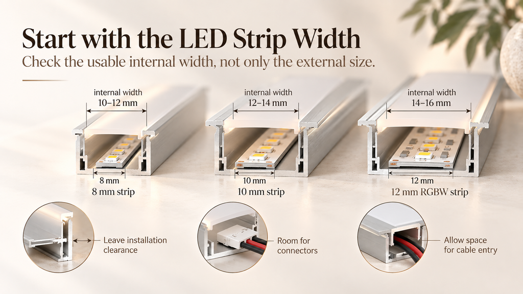 How to Choose LED Aluminium Profile